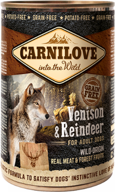 Carnilove Wild Meat Venison & Reindeer 400 g