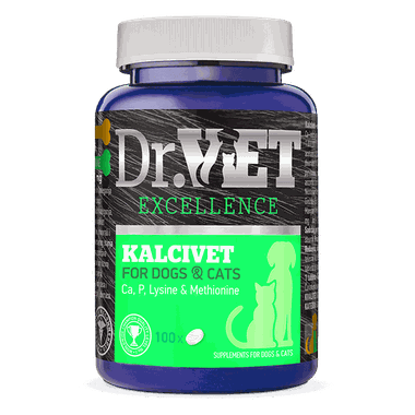 Dr.VET Excellence KALCIVET 100 g 100 tablets BEST BEFORE 02/12/2024