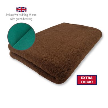 DRYBED Deluxe Vet Bed 35 mm brown 100 x 75 cm