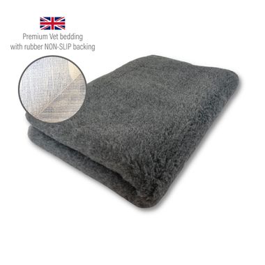 DRYBED Premium Vet Bed anthracite 100 x 75 cm