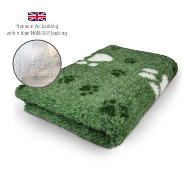 DRYBED Premium Vet Bed Big Paw green 150 x 100 cm