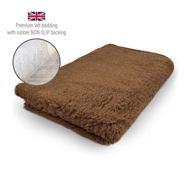 DRYBED Premium Vet Bed brown 150 x 90 cm