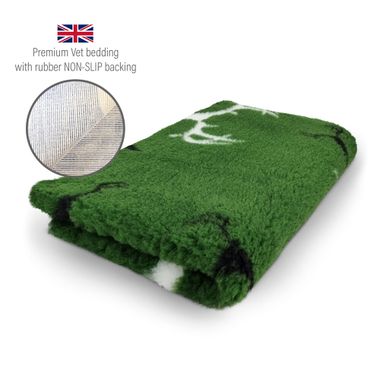 DRYBED Premium Vet Bed Hunting season green 150 x 100 cm