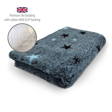 DRYBED Premium Vet Bed Starry Night blue 100 x 75 cm