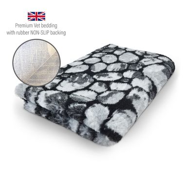 DRYBED Premium Vet Bed Stones grey 100 x 75 cm