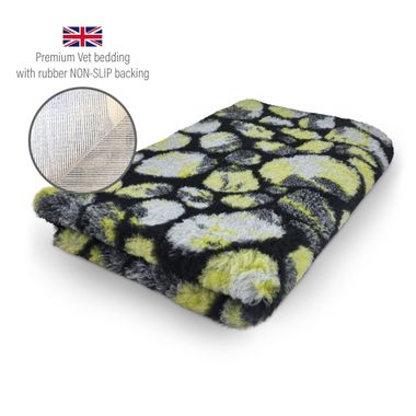 DRYBED Premium Vet Bed Stones green 100 x 75 cm