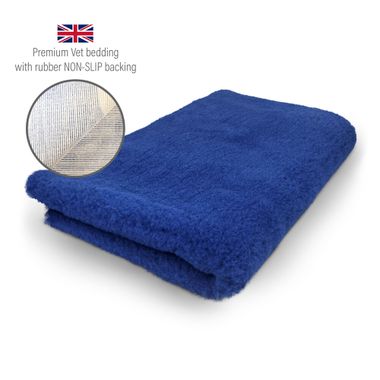 DRYBED Premium Vet Bed royal blue 100 x 75 cm