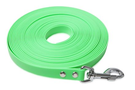 Firedog BioThane Tracking leash 19 mm 5 m light green