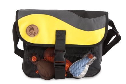 Firedog Dummy bag Profi L dark grey/yellow