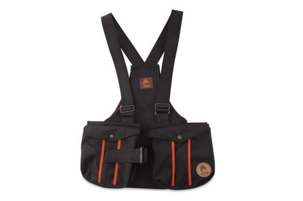 Firedog Dummy vest Trainer L black with plastic buckle