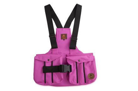 Firedog Dummy vest Trainer L pink with plastic buckle