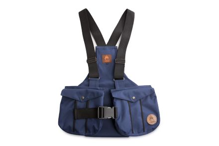 Firedog Dummy vest Trainer L navy blue with plastic buckle