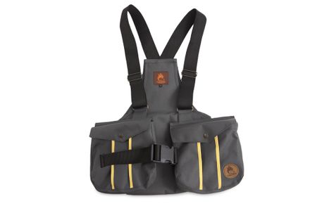 Firedog Dummy vest Trainer L dark grey with plastic buckle