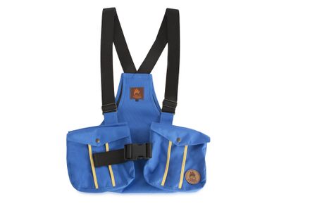 Firedog Dummy vest Trainer XL blue with plastic buckle