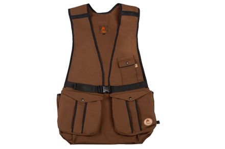 Firedog Hunting vest Profi L canvas brown