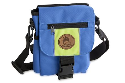 Firedog Mini Dummy bag DeLuxe for children blue/neon green