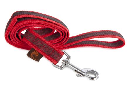 Firedog Grip dog leash 20 mm 5 m with handle red