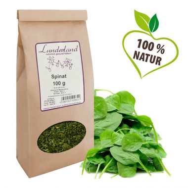 Lunderland Dried spinach 125 g BEST BEFORE 16/11/2024